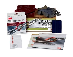 Zeige Details für 3M™ VHB™ Kennenlernpaket Metall kleben Bild von 3M™ VHB™ Kennenlernpaket Metall kleben