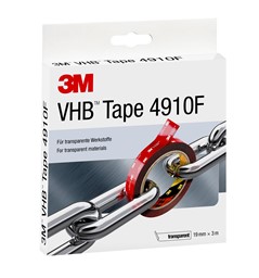 Show details for VHB™ 4910 F Hochleistungs-Verbindungssystem / hochtransparent Kurzrolle Picture of VHB™ 4910 F Hochleistungs-Verbindungssystem / hochtransparent Kurzrolle