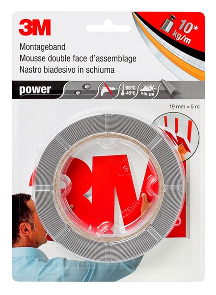 Picture of 3M™ Montageband Power extra stark / grau