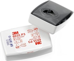 Zeige Details für 3M™ 6035 Partikelfilter P3R3 Bild von 3M™ 6035 Partikelfilter P3R3
