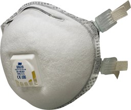 Zeige Details für 3M™ Atemschutzmaske 9928 - FFP2 Cool Flow Bild von 3M™ Atemschutzmaske 9928 - FFP2 Cool Flow