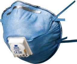 Zeige Details für 3M™ Atemschutzmaske 9926 - FFP2 Cool Flow Bild von 3M™ Atemschutzmaske 9926 - FFP2 Cool Flow