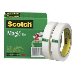 Bild von Scotch® 810 Magic Cellulose-Acetat-Klebeband / transparent