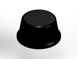 Bild von SJ 5745 Bumpon selbstklebende Elastikpuffer schwarz 