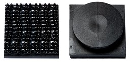 Bild von SJ 3221 Dual Lock™ 25,4 x 25,4 mm flexibler Druckverschluss, schwarz