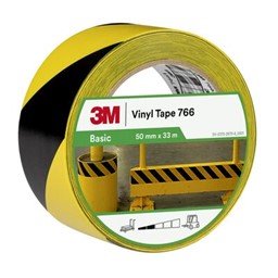 Bild von Scotch® 766 i Allzweck-Weich-PVC-Tape / schwarz-gelb